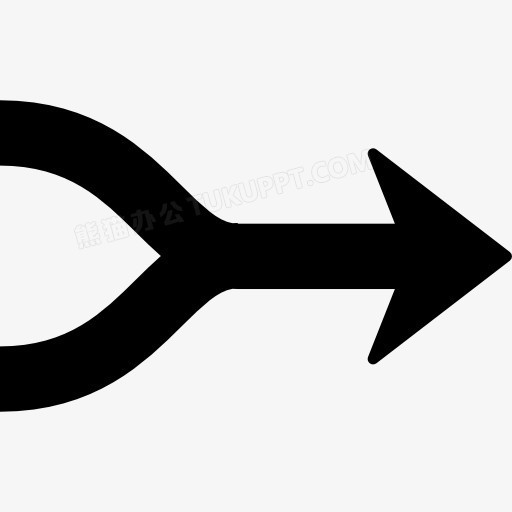 在整个配色上使用黑色作为基础色调,设计了一个箭头合并指向右图标