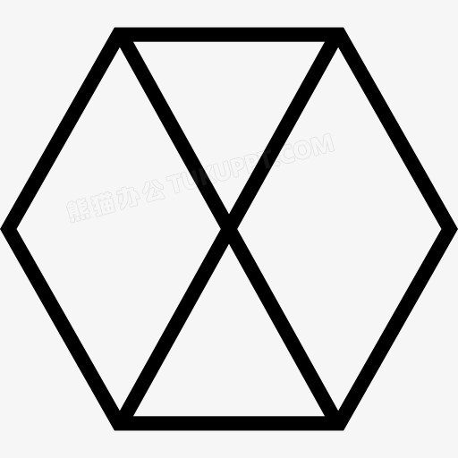 多边形图标png图片素材免费下载_多边形png_512*512像素_【熊猫办公】