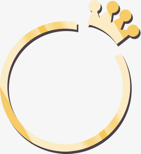 皇冠头像素材边框