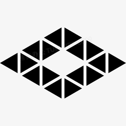 多边形菱形图标