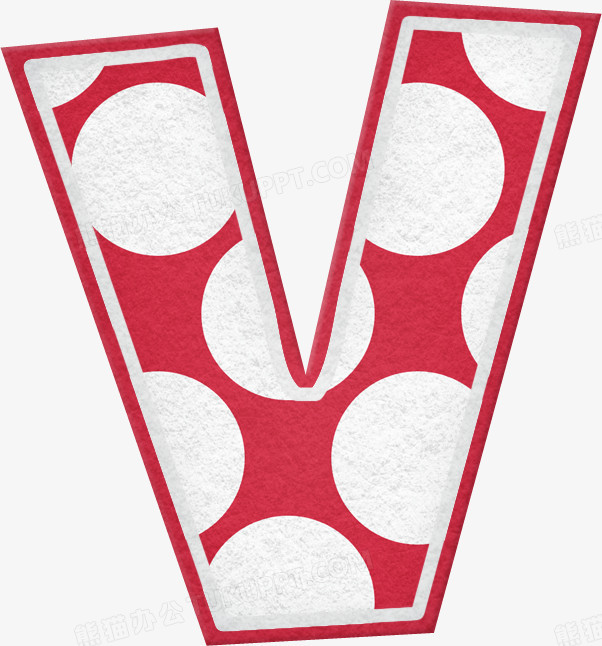 圣诞节字母vpng图片素材下载_字母png_熊猫办公