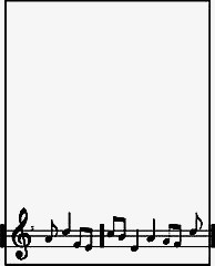 黑白音符边框png图片素材免费下载 音符png 194 240像素 熊猫办公 黑白音符边框png图片素材免费下载 音符png 194 240像素 熊猫办公