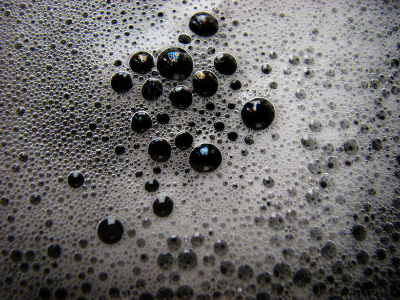 泡沫泡泡背景特写素材