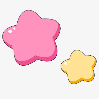 卡通可爱小星星png素材