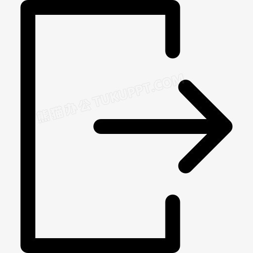 出口门图标PNG图片素材下载_出口图标PNG_熊猫办公