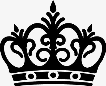 本作品全称为《黑色简约风一顶尊贵华丽的皇冠剪影元素》,使用adobe
