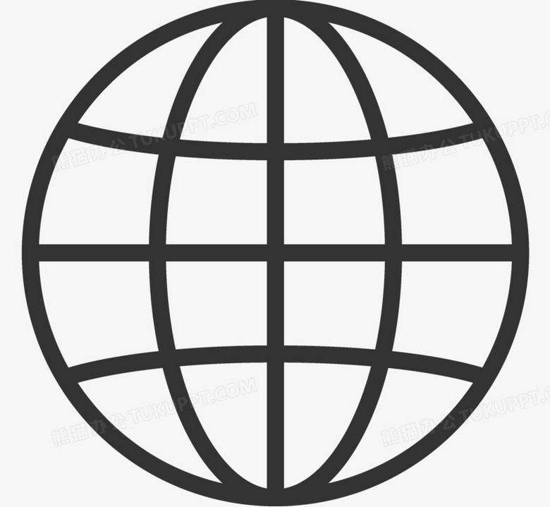 黑色抽象地球素材矢量图