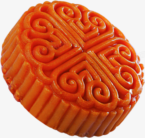 红色月饼中秋节素材