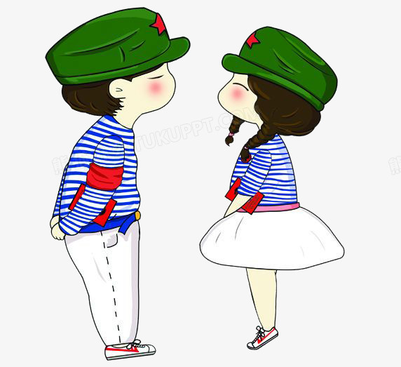 海军情侣头像装饰