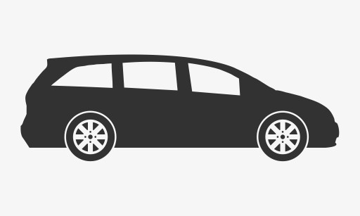 汽车汽车车面包车mpv车辆汽车轮廓