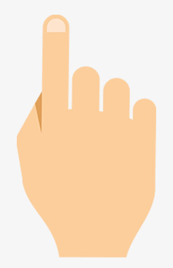 本作品全称为《黄色卡通风向上指的手指头创意元素》,在整个配色上