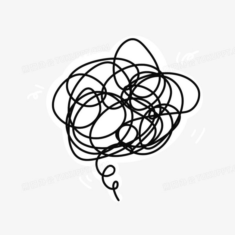 综艺头晕线团黑线装饰元素