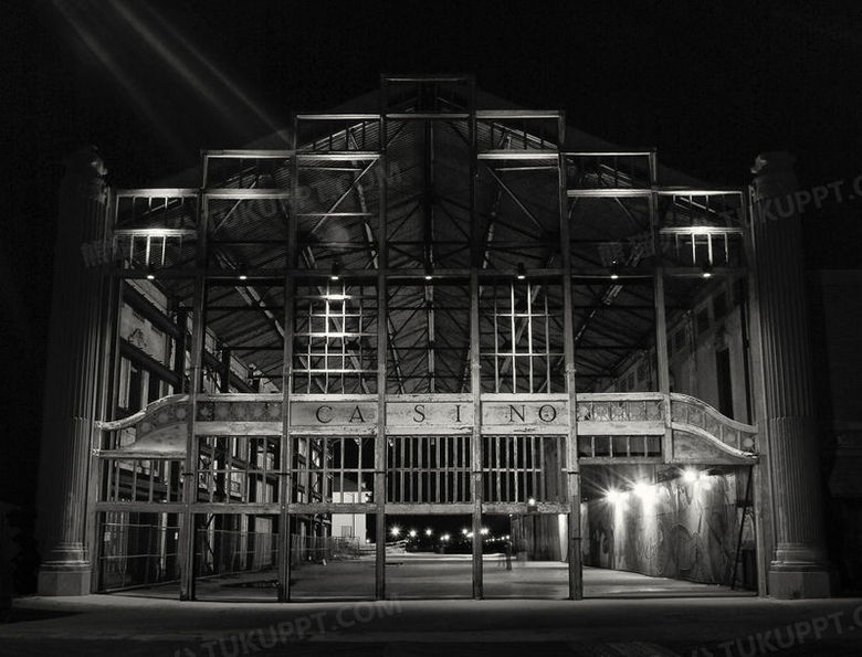 灰色铁门欧式海报背景