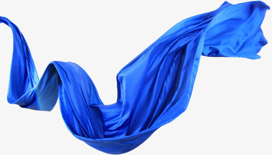 在整个配色上使用蓝色作为基础色调,设计了一条蓝色的飘带,写实风效果