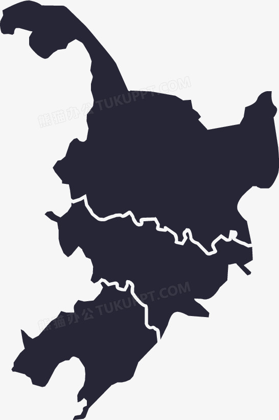 本作品全称为《简约风黑色东北地区图标创意元素》,在整个配色上使用