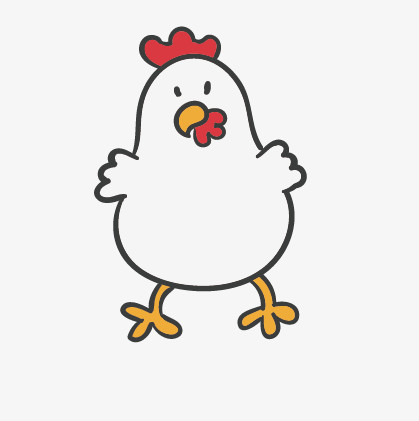本作品全称为《彩色卡通手绘可爱小鸡创意元素》,使用 adobe