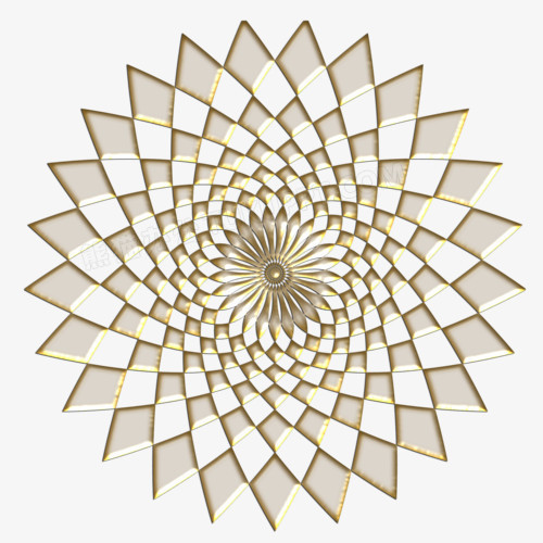 菱形多边形图案