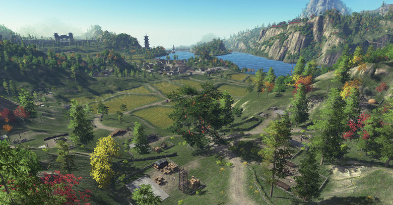 野外森林游戏场景