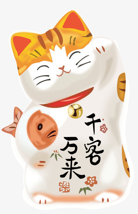 本作品全称为《黄色卡通风可爱呆萌的招财猫创意元素》,使用adobe