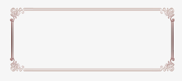 本作品全称为《棕色简约风欧式花纹直角边框元素》,使用 adobe