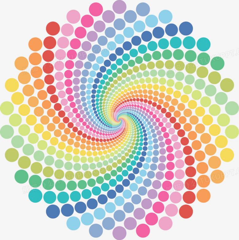 矢量旋转的圆形