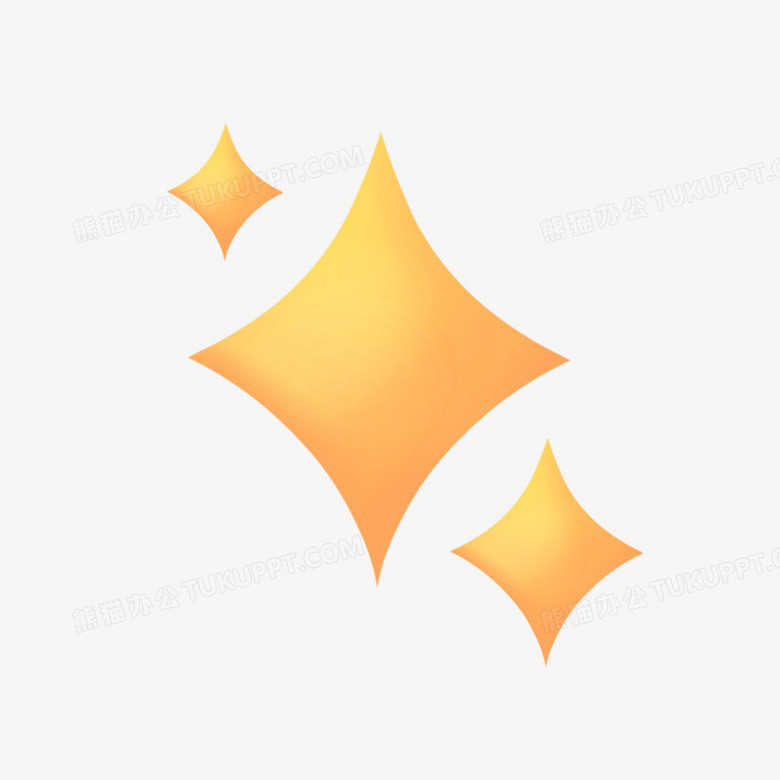 手绘四角星星免抠png图片素材下载 手绘png 熊猫办公