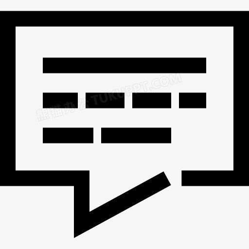 评论图标png图片素材下载_图标png_熊猫办公