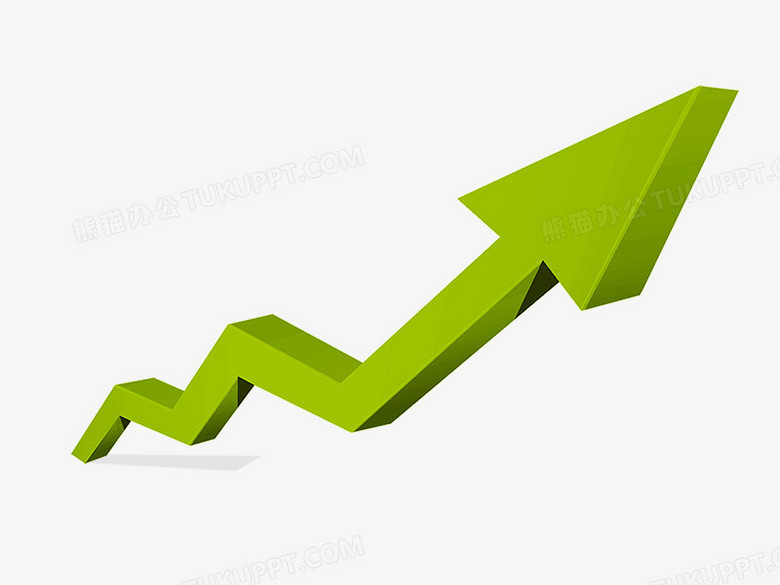 趋势箭头png图片素材下载_箭头png_熊猫办公