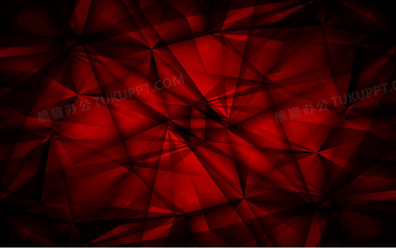 黑红色立体图形背景png图片素材下载
