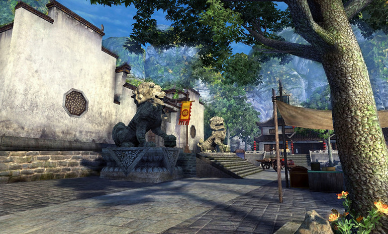 古风城镇游戏场景