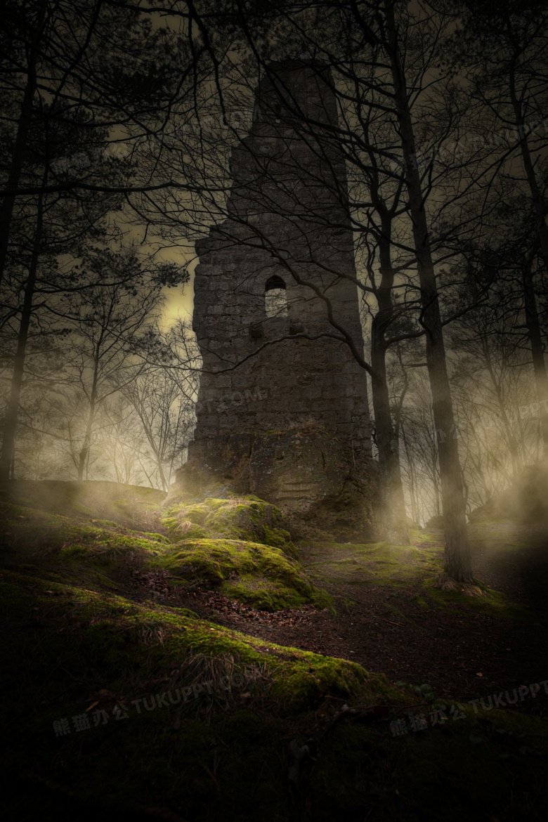 象牙塔丛生高清壁纸png图片素材下载_高清png_熊猫办公