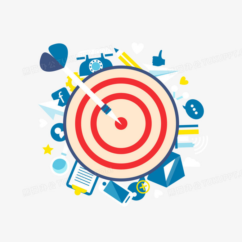 靶心PNG图片素材下载_靶心PNG_熊猫办公