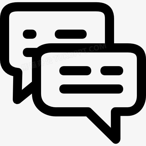 聊天图标PNG图片素材下载_聊天PNG_熊猫办公