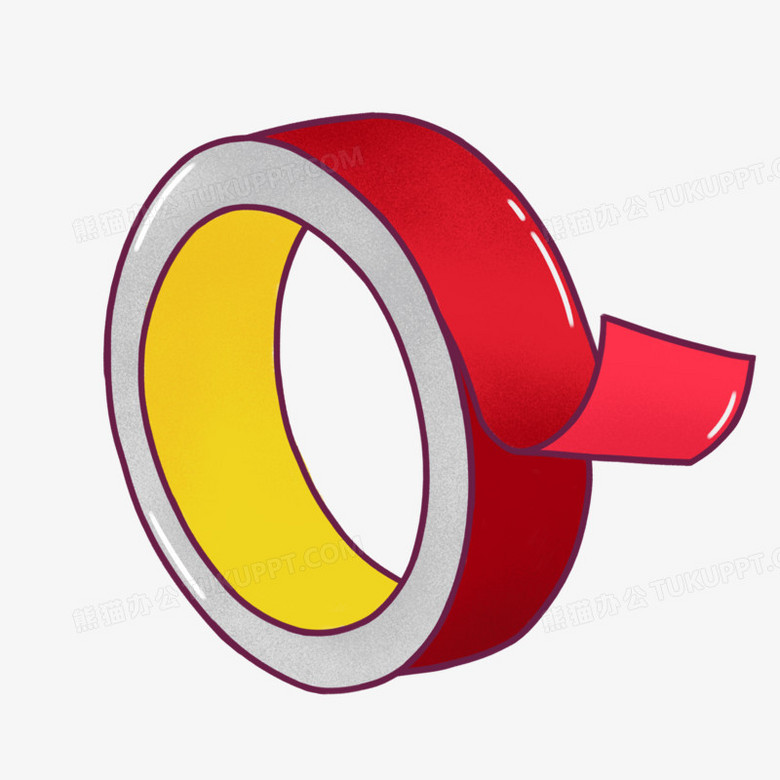 卡通手绘胶带免抠元素