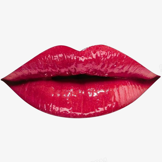 红色嘴唇
