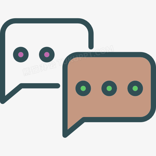 聊天图标PNG图片素材下载_聊天PNG_熊猫办公