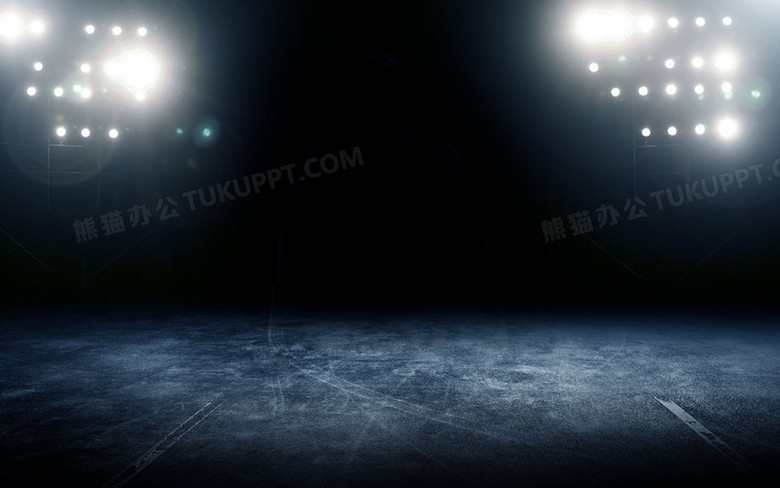 纯色背景地面灯光光效素材图片