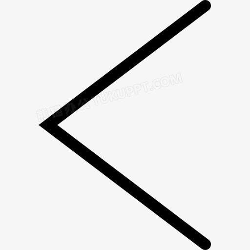 向左尖括号箭头图标