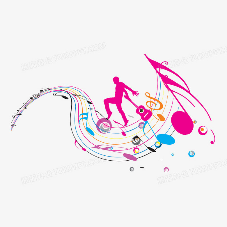 音乐音符png图片素材下载 音乐png 熊猫办公