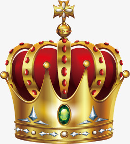 国王王冠设计矢量图片