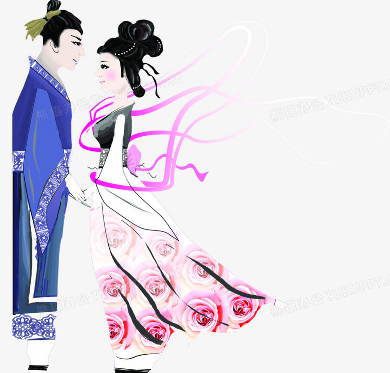 牛郎织女古装卡通