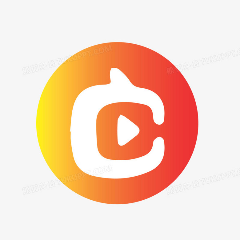 创意矢量渐变直播图标