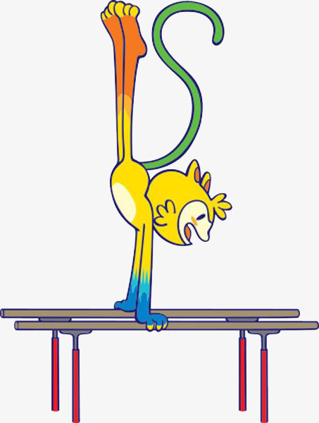 里约奥运会吉祥物之双杠