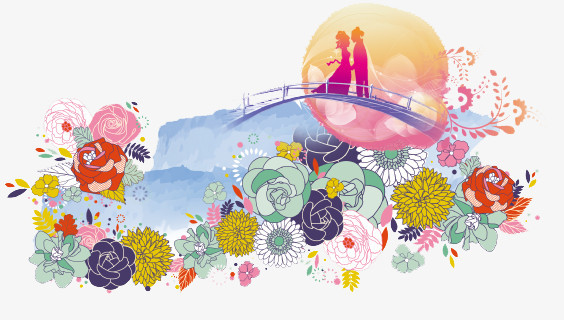 七夕PNG图片素材下载_七夕PNG_熊猫办公