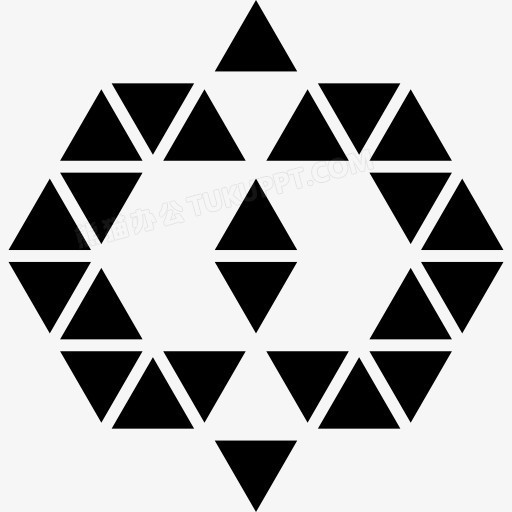 多边形装饰形状图标