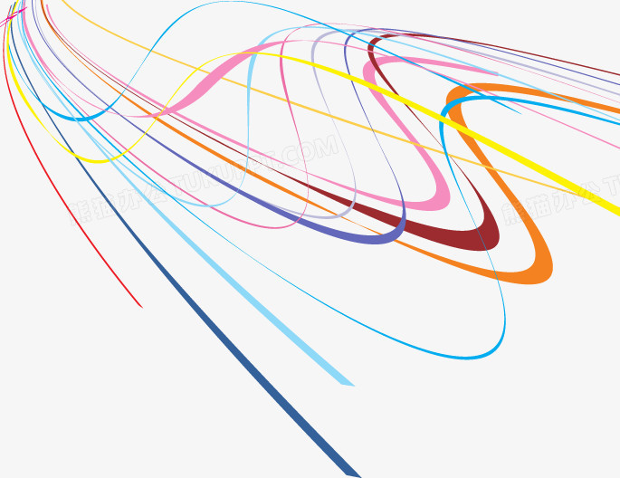 作品以彩色为背景,设计了时尚动感线,整体呈现简约风.