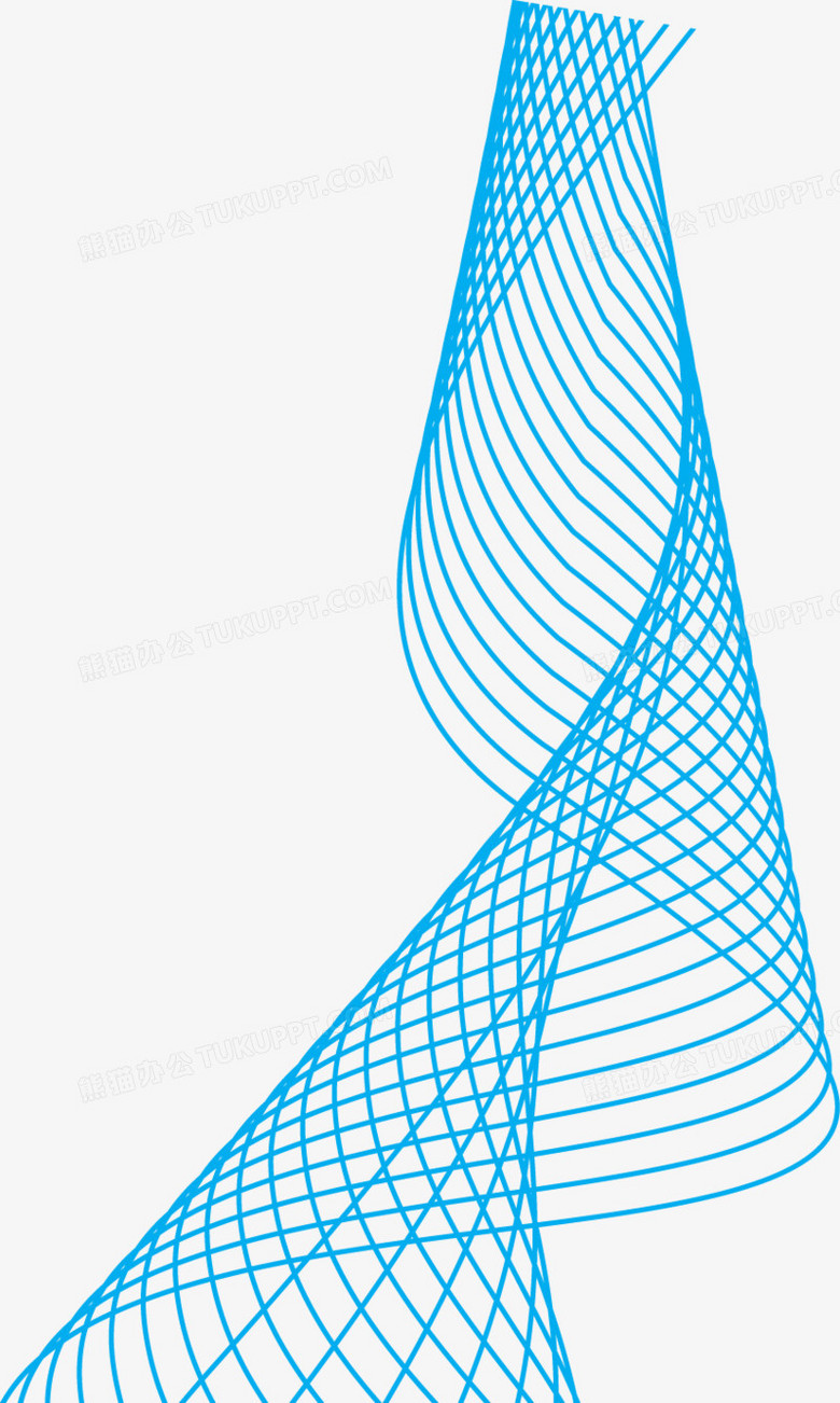 藍色螺旋線條矢量png圖片素材下載_藍色png_熊貓辦公