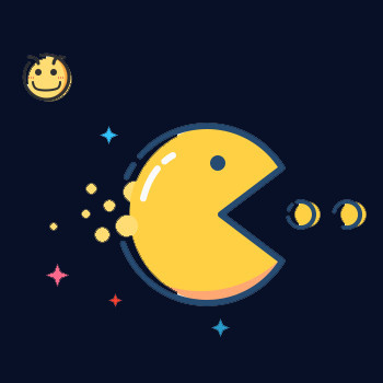 可爱的吃豆豆表情