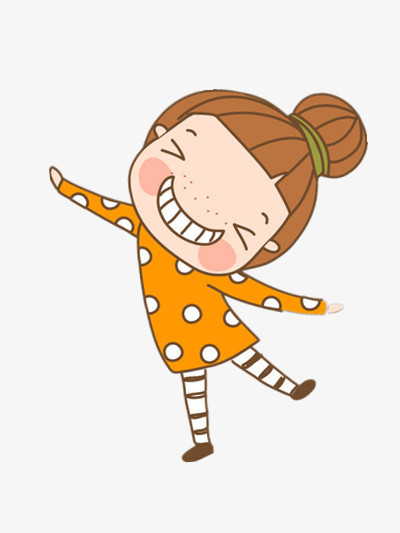 本作品全称为《彩色卡通风开心得飞舞跳跃活拨的小女孩元素》,在整个