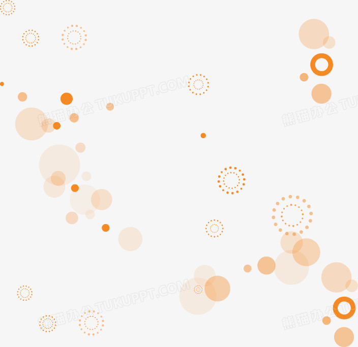 卡通手绘唯美圈圈点底纹